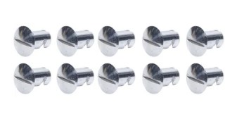 0.50 in. Long Oval Head Dzus Buttons, Pack of 10
