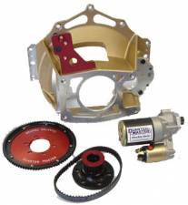Magnesium Clutchless Bellhousing Package for Bert, Brinn Standard Rotation Transmissions & Chevy Bellhousing