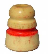 2.27 x 1.94 in. 58 mm 25 g Bump Rubber, Red