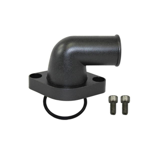 Water Neck for Chevy 90 deg O-Ring Style, Black