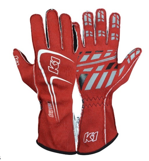 Track1 Glove, Red - Extra Large