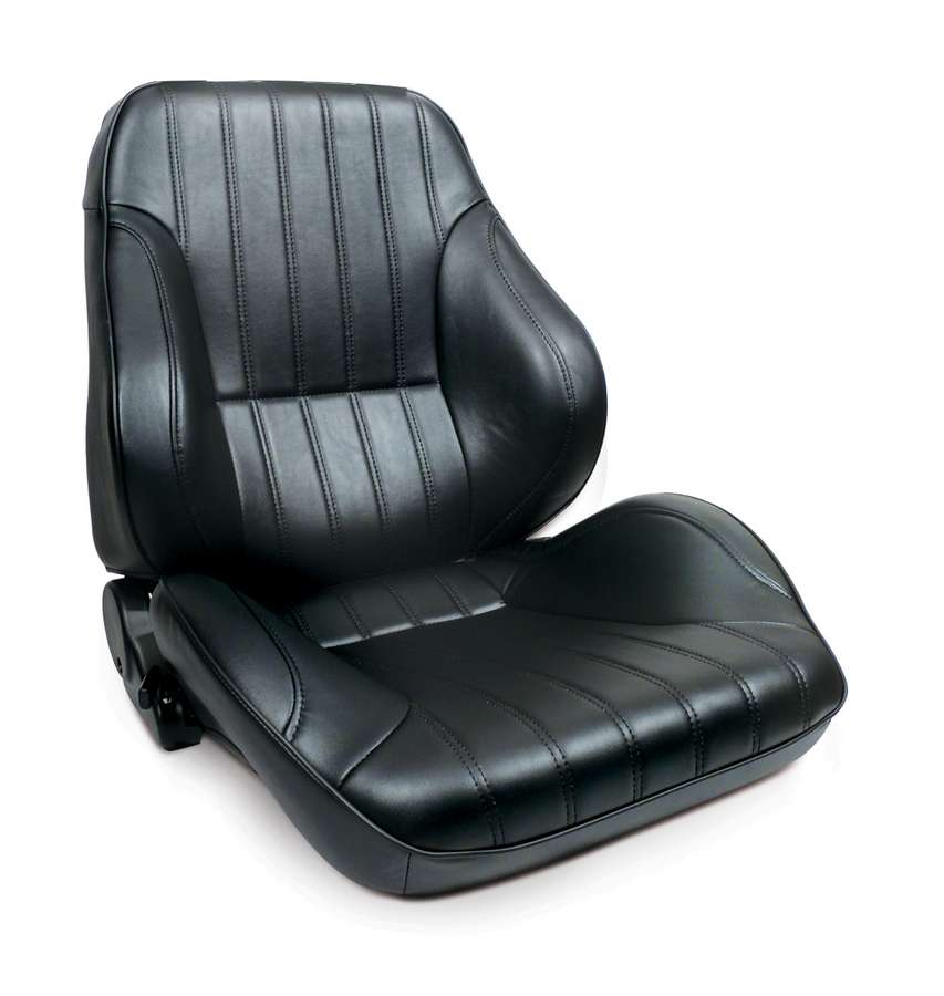 Left Han Rally Low Back Seat, Black - Vinyl