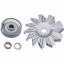 0.64 in. Alternator Fan & Pulley - Chrome