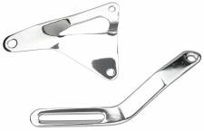 TRA9455 Alternator Bracket for Small Block Ford - Chrome