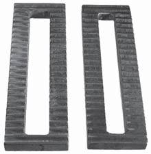 0.62 in. Slot Serrated Steel Plate