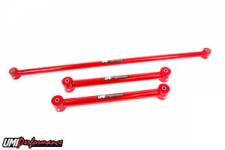 UMI201520-R Tubular Lower Control Arms & Non-Ajustable Panhard Bar Kit for 1982-2002 GM F-Body, Red -  UMI PERFORMANCE