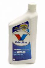 VAL822344-C 1 qt. SAE 20W-50 Premium Conventional Motor Oil -  Valvoline