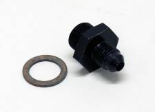 TIL77-015 77-Series Master Cylinder Inlet Fitting, -06 AN Crush Washer Seal to -04 AN Male