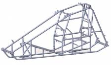 TXRSC-CH-1000-87-2H Sprint Car X-Wedge Chassis -  TRIPLE X RACE COMPONENTS