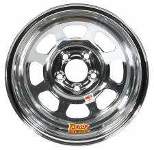 52-284740 15 x 8 in. 52 Series IMCA Rolled Wheel, Chrome
