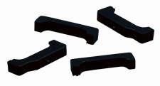 Radiator Isolator Kit for 1968-1987 SB GM, Black - 4 Piece