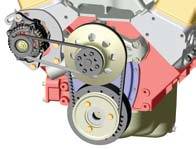 Alternator Mounting Bracket Fits Either Side of Block for Small Block Chevy