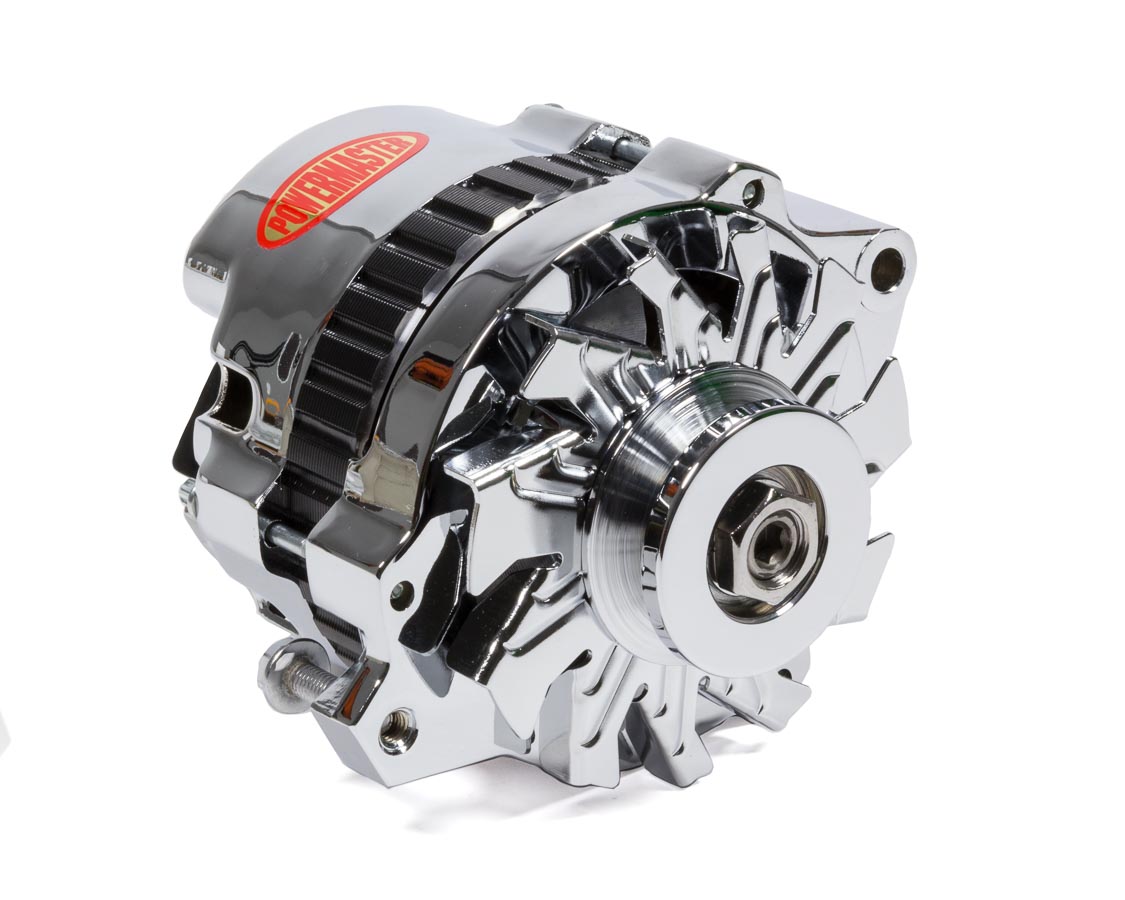 140A 1V GM CS130 Alternator with Pulley, Chrome