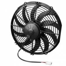 SPA30102030 12 in. Pusher High Performance Electric Fan, Curved Blade - 1360 CFM