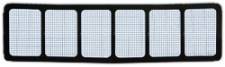 660-4112-B 0.25 in. Mesh ABC Lower Nose Screen, Black