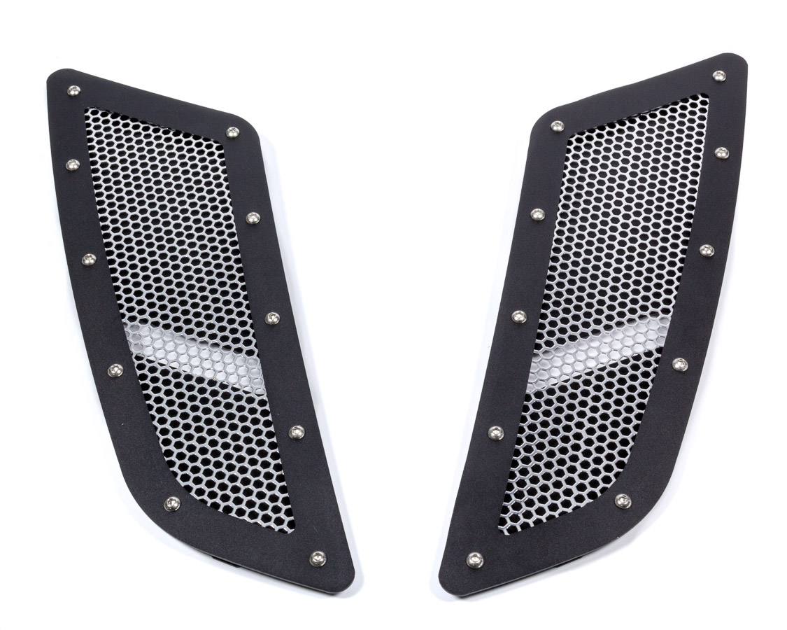 Picture of Drake Automotive Group FR3Z-16C630-M Hood Vents for 2015-Mustang