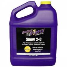 1 gal Snow 2-C Snowmobile Oil Jug