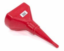 SCR6114R 8 in. Plastics Funnel D Shape - Red
