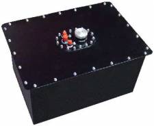 22 gal Circle Track Fuel Cell - Black Steel Can