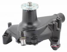 Long Style SuperCool Cast Iron Water Pump for Small Block Chevy - Black