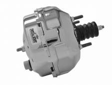 9 in. Chrome Dual Diaphragm Brake Booster for Y9 Rod - Universal