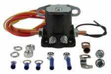 Black Hot Start Starter Solenoid Remote Terminals & Wiring for GM Fullsize Starters