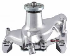 Chrome Smoothie Long Design Platinum SuperCool Aluminum Water Pump for Small Block Chevy
