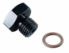 481412-BL 1.06-12 in. -12 AN Port Plug, Black