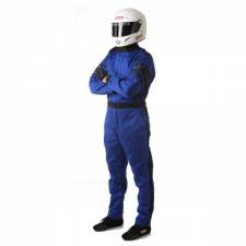 RQP120026 120 Series Pyrovatex Racing Suit, Blue - Extra Large
