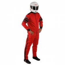 RQP121016 120 Series Pyrovatex Racing Jacket, Red - Extra Large