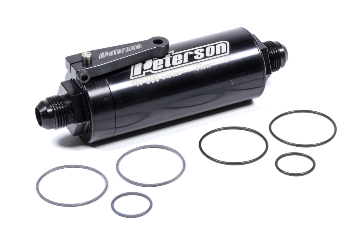 10AN 100 Micro with Ball Valve Fuel Filter