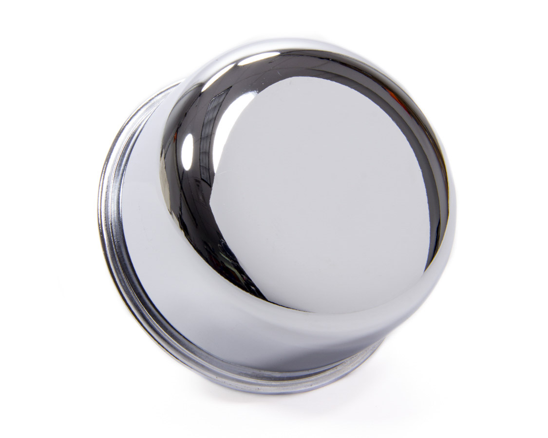 Chrome Push in Breather 2.75 in. Dia. 1 in. Neck