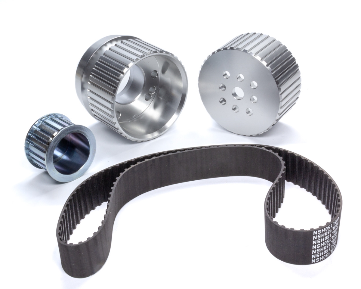 RPCR8711 Gilmer Drive Long Water Pump Pulley Kit for Small Block Chevy