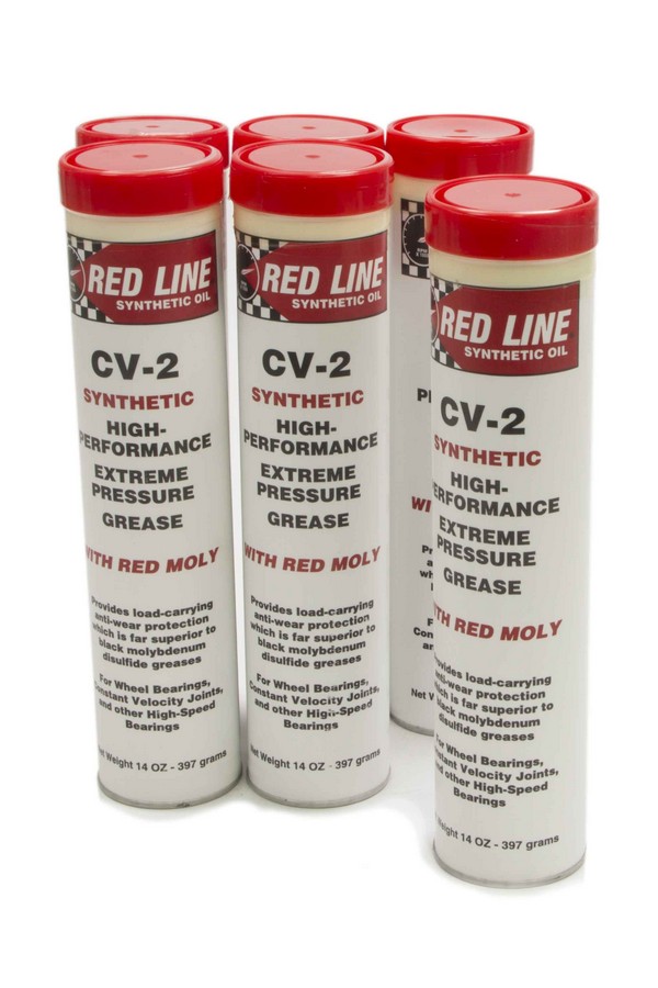 RED80422 CV-2 Synthetic Grease Cartridge Case - 6-14 oz