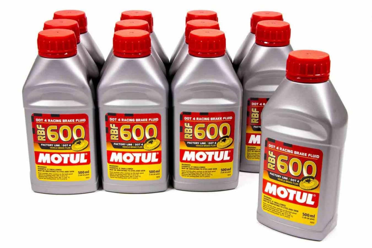 MTL100949-12 RBF Brake Fluid - 600 deg - 0.5 Liter - Case of 12