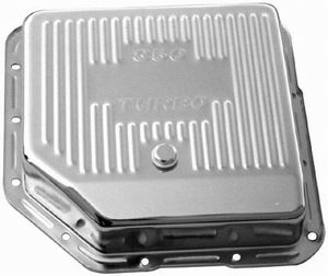 Racing Power Company - R9198 - Chrome Gm Turbo 350 Transmission Pan - Finned & 3 1/2-inch Deep (adds 2 Qts)