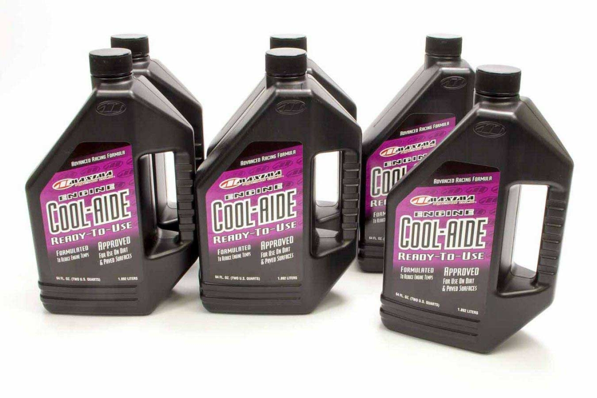 84964 64 oz Cool-Aide Antifreeze & Coolant Additive Pre-Mixed 0.5 gal Bottle - Set of 6