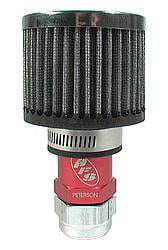 PTR08-0450 Breather 1-Way Vacuum - Pop Off Valve with Filter & -12 AN Weld Bung