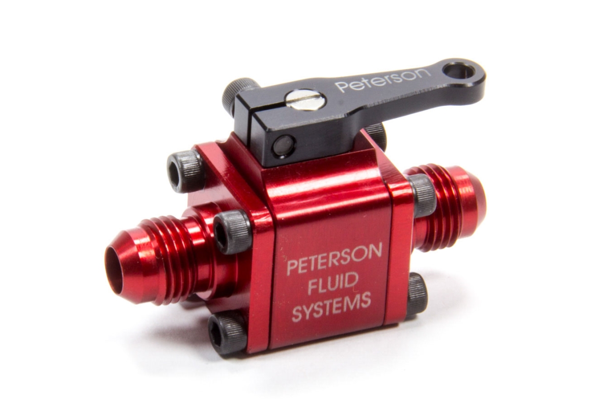 Inline Ball Valve -06 AN x -06 AN Nose