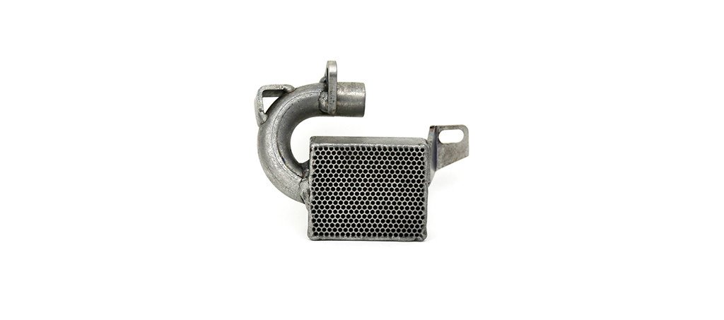 Bolt-On Oil Pump Pickup Tube - Silver - Small Block Chevy - Durable Design