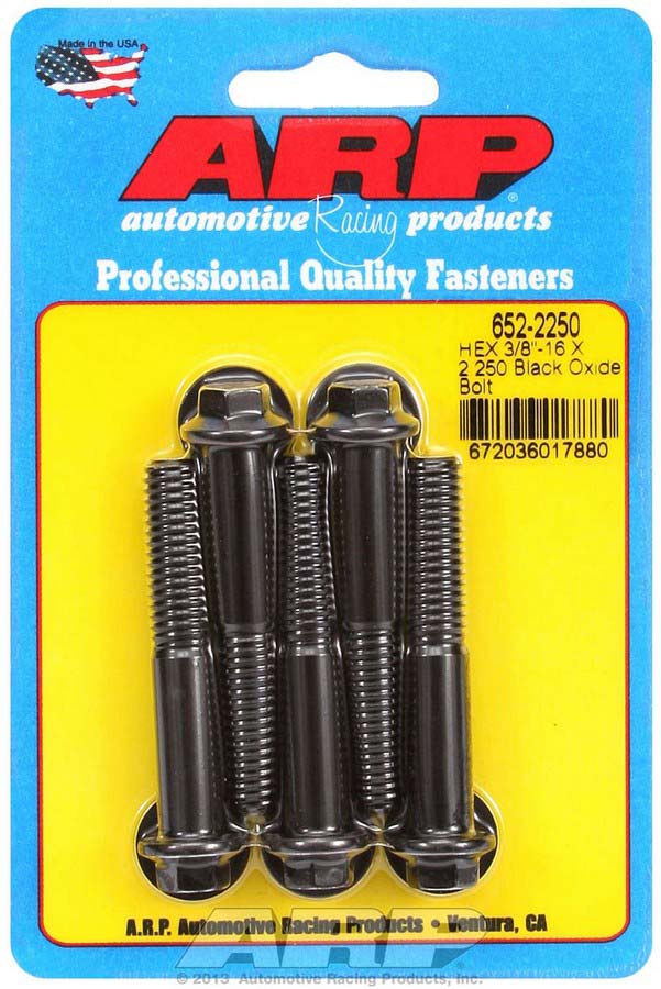 652-2250 Bolt Kit - 6 Point - 0.37-16 x 2.250 in.