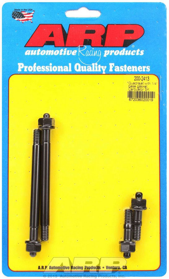 200-2413 Carburetor Stud 0.31-18 & 0.31-24 in. Thread 3.200 in. Long Hex Nuts - Drilled