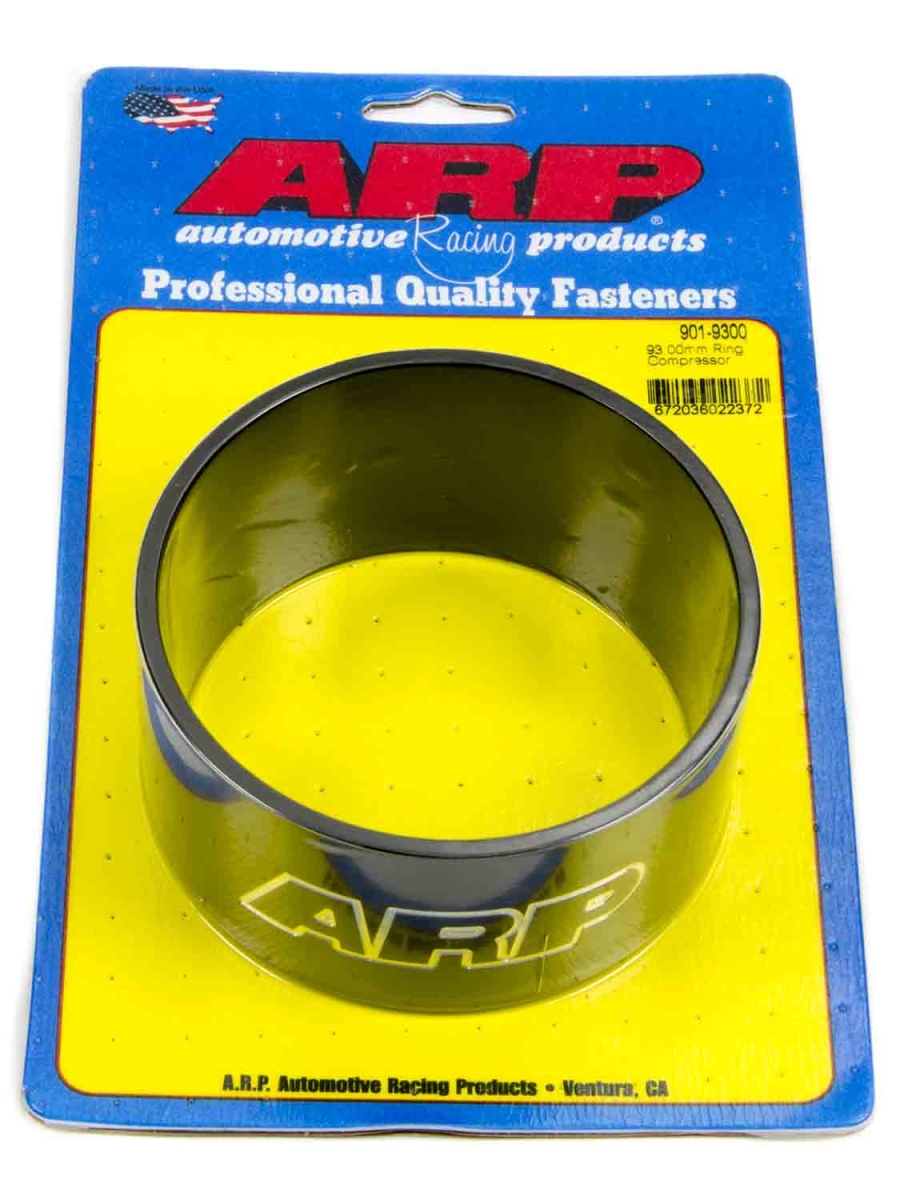 901-9300 93 mm Bore Piston Ring Compressor Tapered Billet - Aluminum - Black Anodized