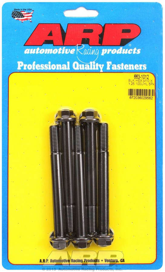 663-1012 6 Point Bolt Kit - 10 mm x 1.25 x 100 mm - Pack of 5