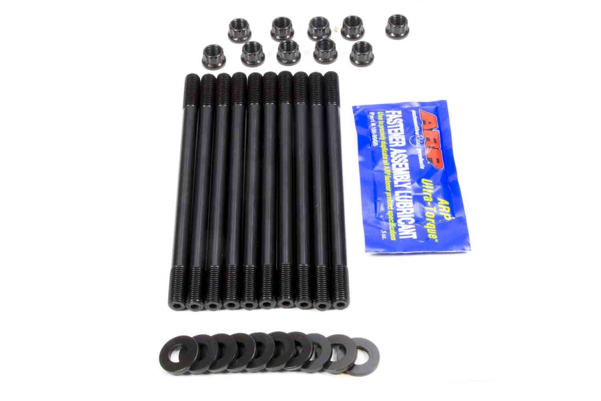 201-4301 Cylinder Head Stud 12 Point Nuts Chromoly Black Oxide - BMW 4-Cylinder