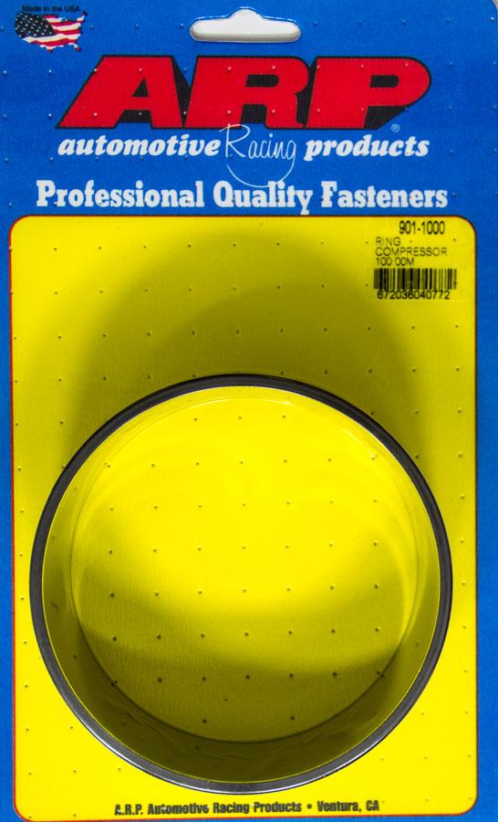 901-1000 100.00 mm Bore Piston Ring Compressor Tapered Billet Aluminum Black Anodized