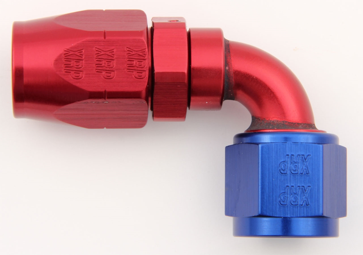 No.8 AN 90 deg Double Swivel Hose End