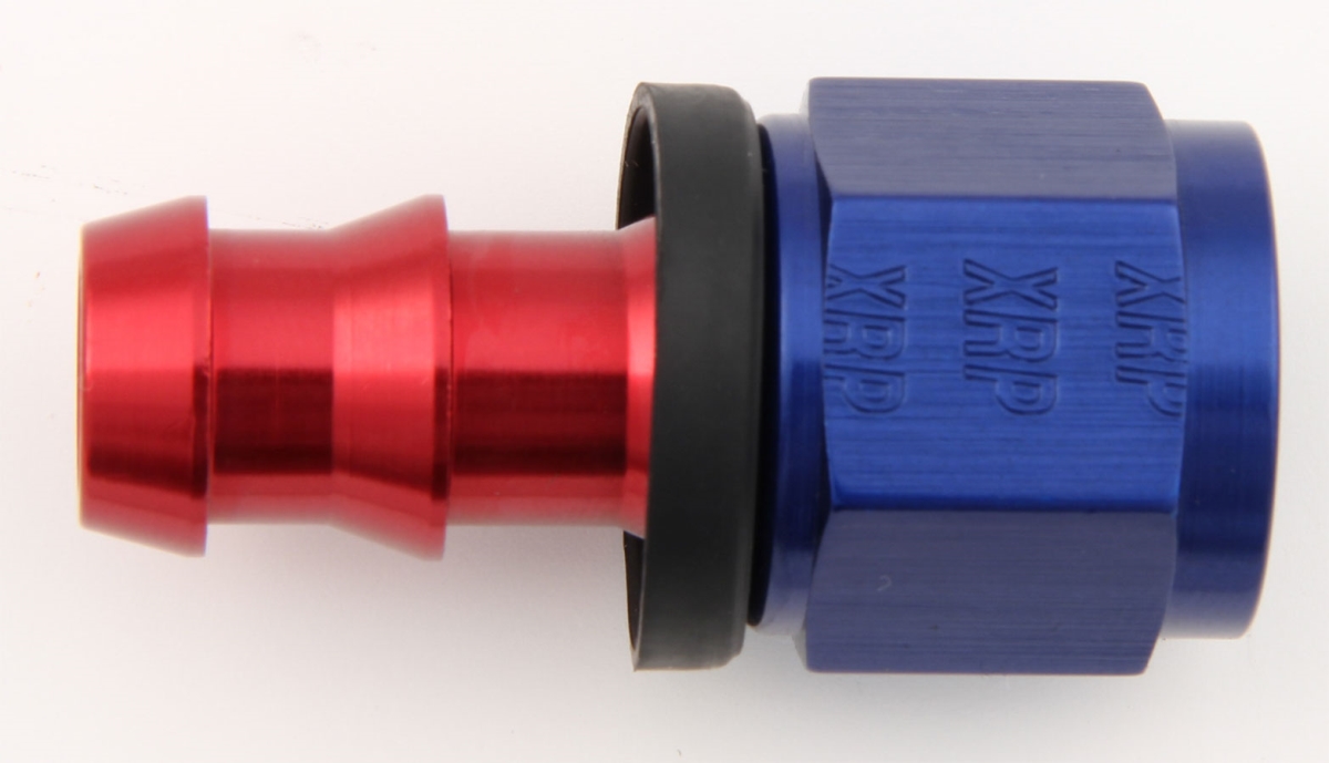 No.6 Straight Push-On Hose End