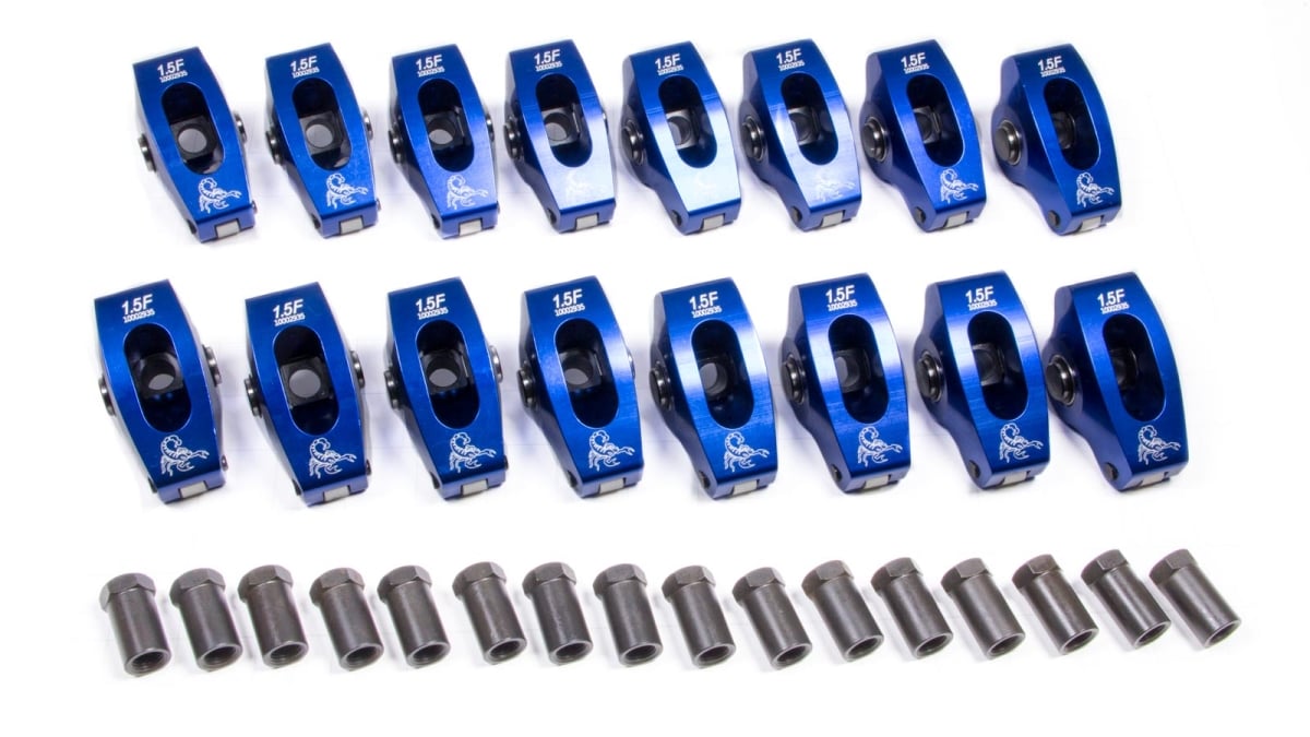 SPN1080 Race Series Rocker Arm 0.43 in. Stud Mount 1.50 Ratio Full Roller - Small Block Ford -  SCORPION PERFORMANCE