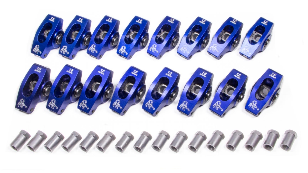 SPN3028 Endurance Series Rocker Arm 0.43 in. Stud Mount 1.50-1.60 Ratio Full Roller - Aluminum -  SCORPION PERFORMANCE